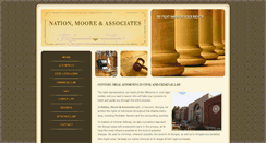 Desktop Screenshot of nationmoorelaw.com